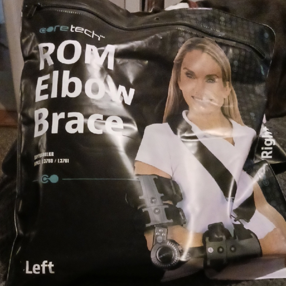 Black ROM Elbow Brace
